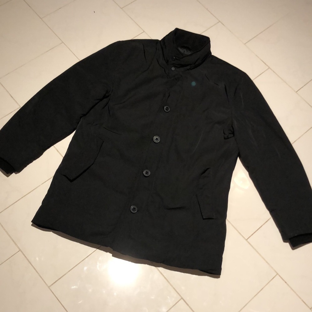 Andrew Marc / mark New York black puffer jacket.  Zip up.